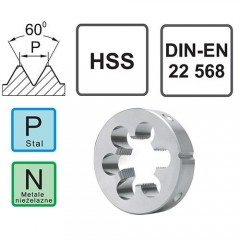 Die M20 HSS - Die metric Cztool