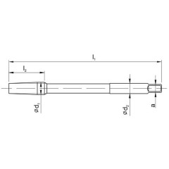 M2 long threader - cobalt machine - Cutting-tools24.com - photo 1