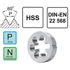 Die UNF 3/8-24 left - HSS DIN 22568 - Cutting-tools24.com