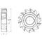 Side and face milling cutter 125 x6 alternate bevel DIN 885 AN HSS - photo 1