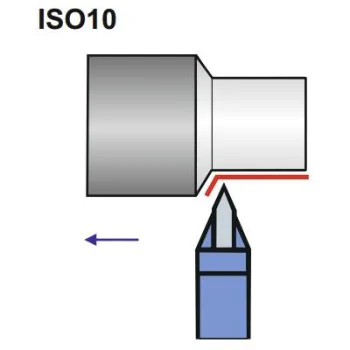 Turning tool NNPe 25X25 H10/K10 ISO 10