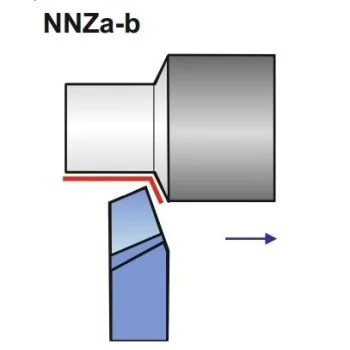 Turning tool NNZb 10X10 H20/K20 ISO 1L