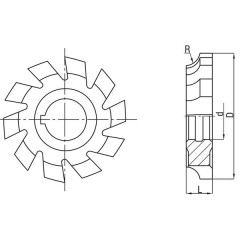 End Mill NFRm 2,5 DIN 6513 HSS - zdjęcie 2