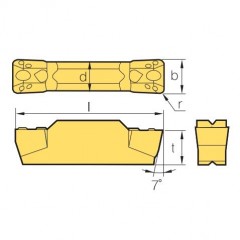 Carbide Insert MGMN 500-M NC3020 KORLOY - zdjęcie 2