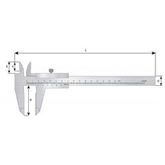 Vernier Caliper MAUa L 150/0,05 Mitutoyo - zdjęcie 2