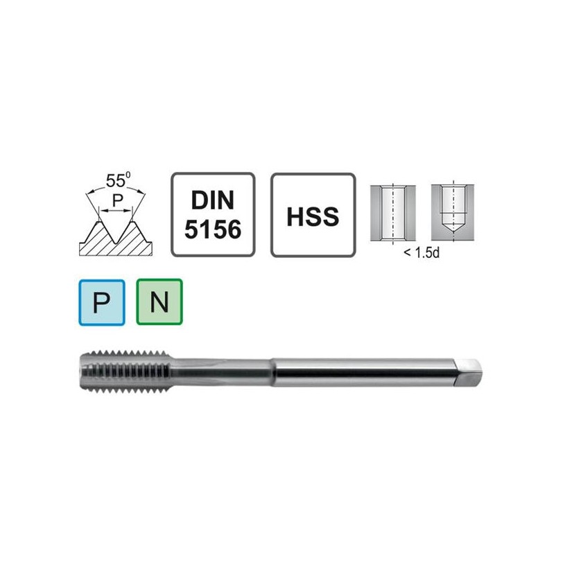 Machine Tap M18X1,5 DIN 374/35 C HSSE