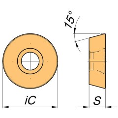 Carbide Insert CCGT 09T302 NS530 TUNGALOY - zdjęcie 2