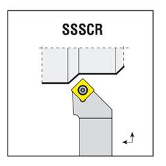 Turning Tool SSSCR 20X20 12 AKKO - zdjęcie 2