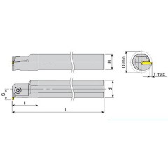 Turning Tool S20R GSR2 AKKO - zdjęcie 3