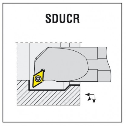 Turning tool S16M SDUCR 07 Smoxh