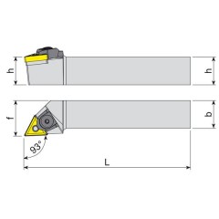 Turning Tool MTJNR 25x25 M16 AKKO - zdjęcie 3