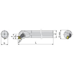 Turning Tool S32T TCLNR-12 AKKO - zdjęcie 3