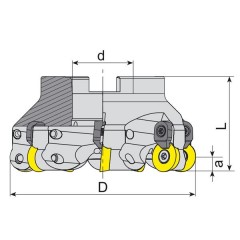 Rough Tool Holder R654-40 Z-4 H AKKO - zdjęcie 2