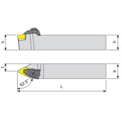 Turning Tool TDNNN 25x25 M11 AKKO - zdjęcie 3