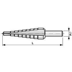 DRILL WIELOSTOPNIOWE 6-38 NR3 HSS - zdjęcie 2