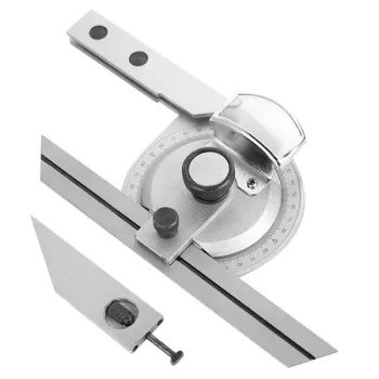 Adjustable angle meter with 360-degree magnifier