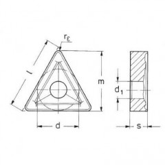 Threading Carbide Insert TNMX 240408 S30 BAILDONIT - zdjęcie 3