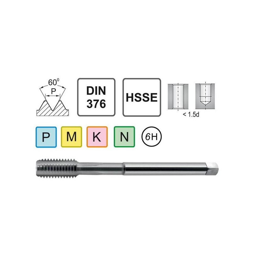 Machine tapping 1/2-13 UNC - DIN 376 C HSSE