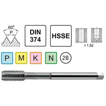 UNF 1-12 DIN 374 C HSSE tapping