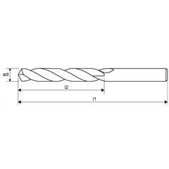 Cobalt drill bit 0.7 mm - HSSE DIN 338 - Artykuły Techniczne - nr. 1