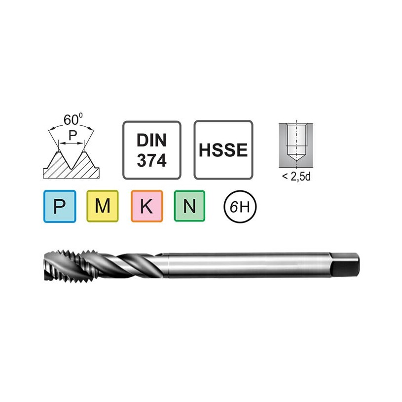 Machine Tap M35X1,5 DIN 374/35 C SE FRA - zdjęcie 2