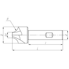 Frez NFRk R6 DIN 6518 HSS-29640