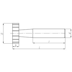 Frez teowy 28,5X6 DIN 850 A HSSE-29506