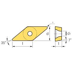 Płytka VCMT 160408 H6018 Horn-27505