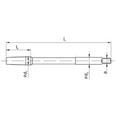 M1 long threader - cobalt machine - Cutting-tools24.com - photo 1