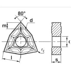 Płytka WNMG 060408 MA H6018 Horn-32309