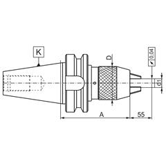 Uchwyt Wiertarski 7656 40 1-16 MAS 403-BT-39880