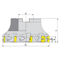 Głowica Frezarska R610 40 Z-5 H Akko-50166