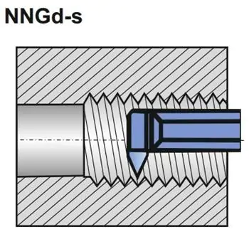 Turning tool NNGd 16X16 SW7 ISO 13R