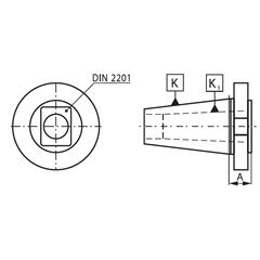 Tuleja Redukcyjna 1653-50-4-16 DIN 2080 PTEa-40147