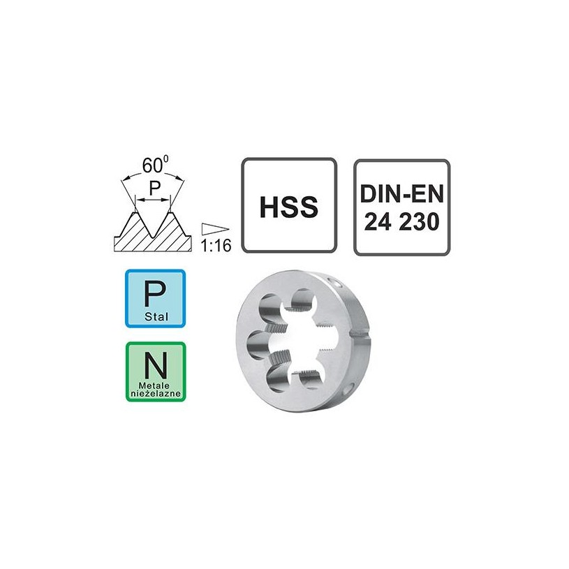 Narzynka NPT 1/2-14 HSS DIN 24230-50196