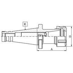 Oprawka Zaciskowa 7616-40-60 ER25 DIN 2080-50200