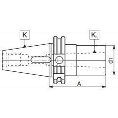 Reduction bushing DIN40 MK3 - DIN 69871 A - Technical Articles - Photo 1