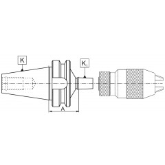 Drill arbor BT40 B16 - MAS 403 BT - Technical articles - photo 1