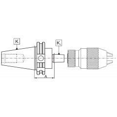 Drill arbor DIN 40 B16 - DIN 69871-A - Technical Articles - Photo 1