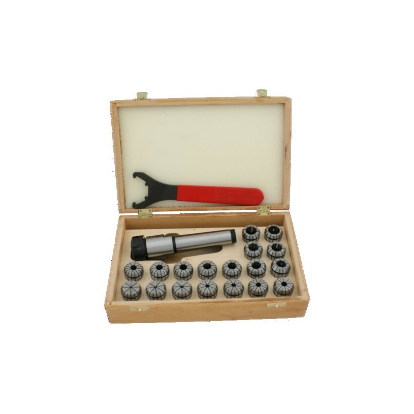 MT2 ER25 collet set 12 pcs.