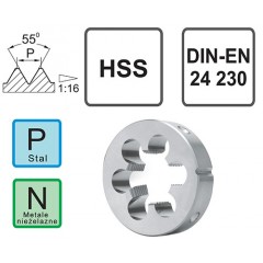 R 1/2 taper inch tapers - HSS IS07/1 Fanar