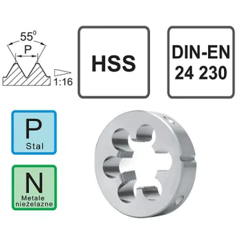 Die R 1/2 HSS 800 DIN-EN 24230