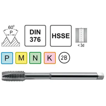 UNC 7/8-9 DIN 374 B HSSE threader