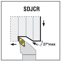 Nóż Tokarski SDJCR 16X16-11 Varel-50432