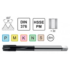 M4 Through Machine Threader - HSSE-PM Powdered.