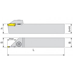 Turning knife folding chisel 20X20 4 mm - Varel - photo 1