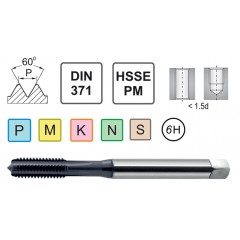 M8 Machine Threader - Powder HSSE-PM Fanar.