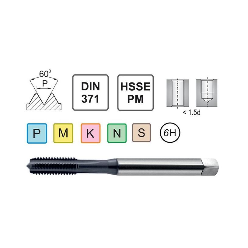 M8 Machine Threader - Powder HSSE-PM Fanar.