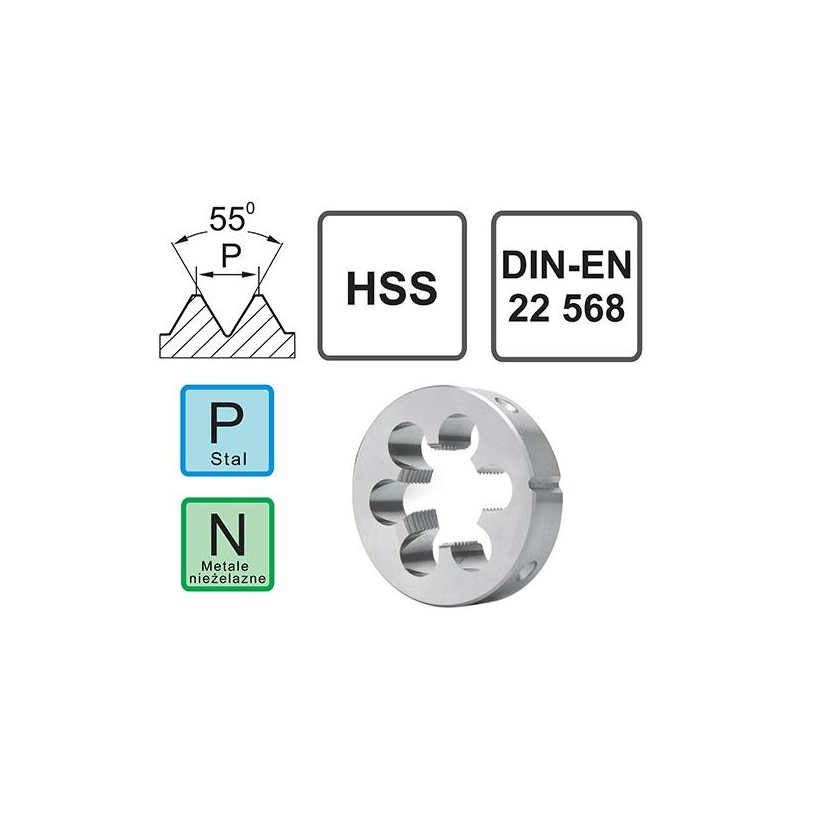 Narzynka BSW 3/16-24 HSS DIN-EN 22568-39461