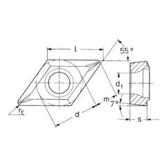 Płytka DCGT 070204 K10 Horn-50802